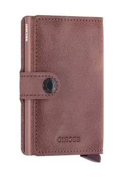 Secrid portofel de piele Vintage Mauve culoarea roz imagine