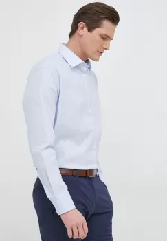 Seidensticker camasa din bumbac barbati, cu guler clasic, slim imagine