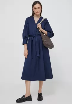 Seidensticker rochie culoarea albastru marin, mini, evazati imagine