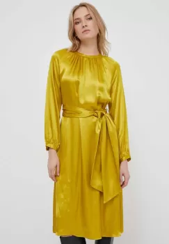 Seidensticker rochie culoarea verde, midi, evazati imagine