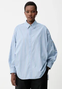 Sessun camasa din bumbac cu guler clasic, relaxed, 25110027 imagine