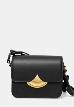Sessun geanta de mana din piele intoarsa culoarea negru, 24102027 imagine
