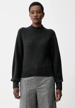 Sessun pulover de lana culoarea gri, cu turtleneck, 25109005 imagine