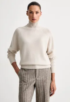 Seventy Venezia pulover cu guler inalt de dama din casmir imagine