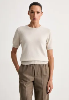 Seventy Venezia pulover cu maneca scurta pentru femei din casmir imagine