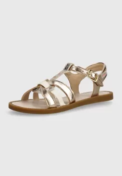 Shoo Pom sandale copii SOLAR BUCKLE culoarea bej imagine