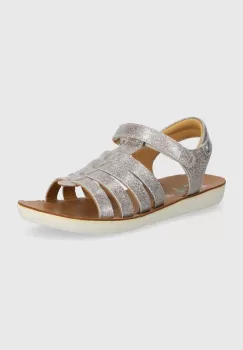 Shoo Pom sandale din piele pentru copii GOA SPART culoarea roz imagine