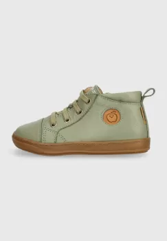 Shoo Pom tenisi din piele copii culoarea verde imagine