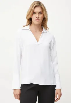 Silvian Heach bluza REUTER femei, culoarea alb, neted, GPA24288BL imagine
