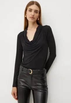 Silvian Heach bluza ROSIZ femei, culoarea negru, neted, GPA24130BL imagine