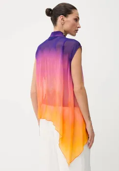 Silvian Heach camasa NAFUN culoarea portocaliu, cu guler clasic, relaxed, CVP25095CA imagine