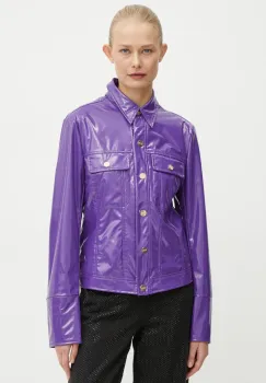 Silvian Heach geaca GEFAR femei, culoarea violet, de tranzitie, GPA24113GB imagine