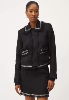 Silvian Heach geaca HELMUT femei, culoarea negru, de tranzitie, GPA24091GC imagine