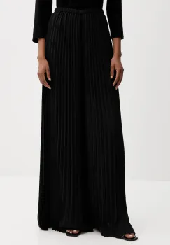 Silvian Heach pantaloni BOHI culoarea negru, lat, high waist, GPA25317PA imagine