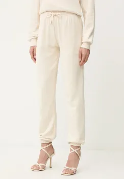 Silvian Heach pantaloni de trening BENKAID culoarea bej, uni, GPA25116PA imagine