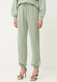 Silvian Heach pantaloni de trening BENKAID culoarea verde, uni, GPA25116PA imagine