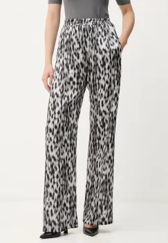 Silvian Heach pantaloni LEGABIO culoarea negru, lat, high waist, GPA25570PA imagine