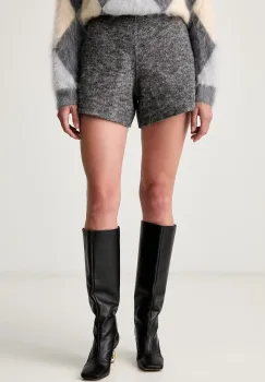 Silvian Heach pantaloni scurti pentru femei cu lana MATTUS imagine