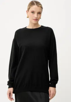 Silvian Heach pulover BENITEZ culoarea negru, GPA25553MA imagine