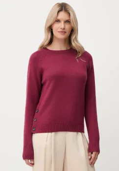 Silvian Heach pulover din amestec de lana PICOULANE culoarea rosu, GPA25233MA imagine