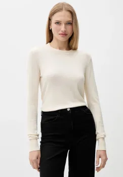 Silvian Heach pulover LETALO culoarea bej, light, GPA25038MA imagine