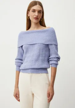 Silvian Heach pulover ROJAS femei, GPA24250MA imagine