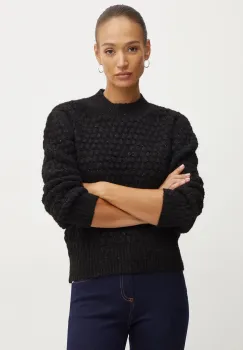 Silvian Heach pulover TILZI femei, culoarea negru, cu turtleneck, CVA24034MA imagine