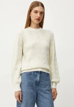 Silvian Heach pulover UMOK femei, culoarea bej, GPA24251MA imagine