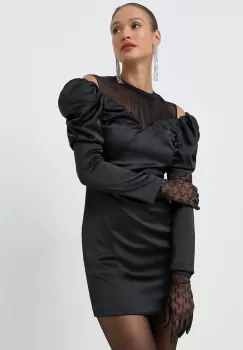 Silvian Heach rochie culoarea negru, mini, drept imagine