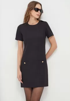 Silvian Heach rochie culoarea negru, mini, drept imagine