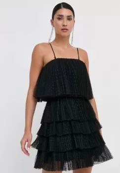 Silvian Heach rochie culoarea negru, mini, evazati imagine