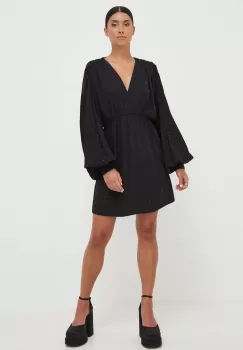 Silvian Heach rochie culoarea negru, mini, evazati imagine