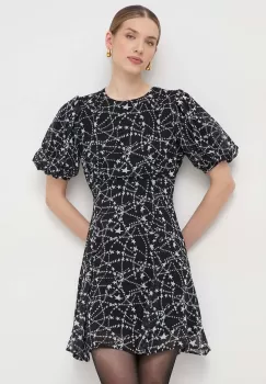 Silvian Heach rochie culoarea negru, mini, evazati imagine