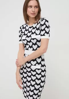 Silvian Heach rochie culoarea negru, mini, mulata imagine