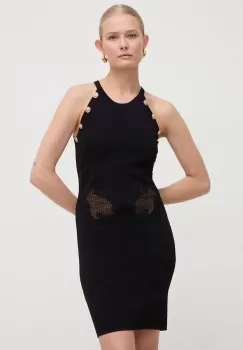 Silvian Heach rochie culoarea negru, mini, mulata imagine