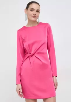 Silvian Heach rochie culoarea roz, mini, drept imagine