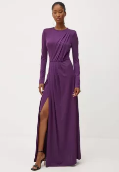 Silvian Heach rochie GASNSKY culoarea violet, maxi, evazati, GPA24282VE imagine