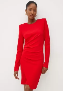 Silvian Heach rochie OLEMIA culoarea rosu, mini, mulata, GPA24041VE imagine