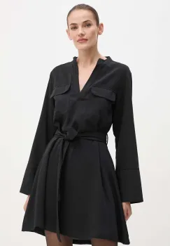 Silvian Heach rochie REIMBA culoarea negru, mini, evazati, GPA24120VE imagine