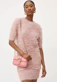 Silvian Heach rochie WERNER culoarea roz, mini, drept, GPA24255VE imagine