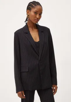 Silvian Heach sacou FLOSBA culoarea negru, un singur rand de nasturi, GPA24116GC imagine