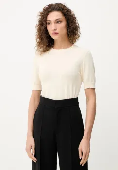 Silvian Heach tricou ATLAM culoarea bej, GPA25040MA imagine
