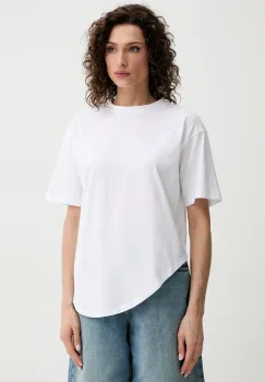 Silvian Heach tricou din bumbac SILKE femei, culoarea alb, GPP25097TS imagine