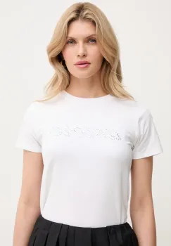 Silvian Heach tricou GOREMI femei, culoarea alb, GPP25430TS imagine