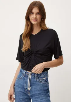 Silvian Heach tricou HALFI femei, culoarea negru, GPA24339TS imagine