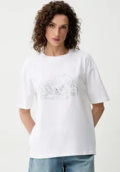 Silvian Heach tricou INAMIS femei, culoarea alb, GPP25431TS imagine