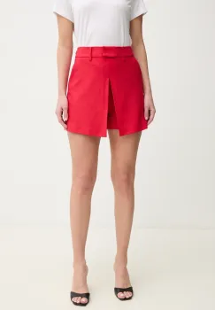Simona Corsellini fusta pantaloni culoarea rosu, uni, high waist, P25CPPG002 imagine