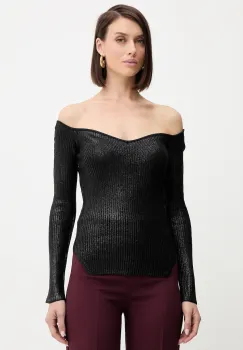 Simona Corsellini pulover culoarea negru, light, A25CPMGP0301 imagine