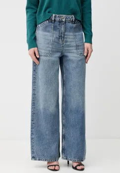 Sisley blugi wide leg pentru femei imagine