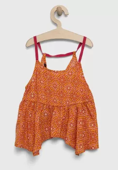 Sisley bluza copii culoarea portocaliu, modelator imagine